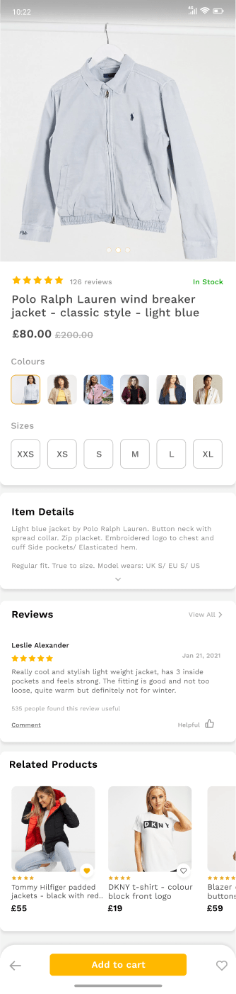 Product Page