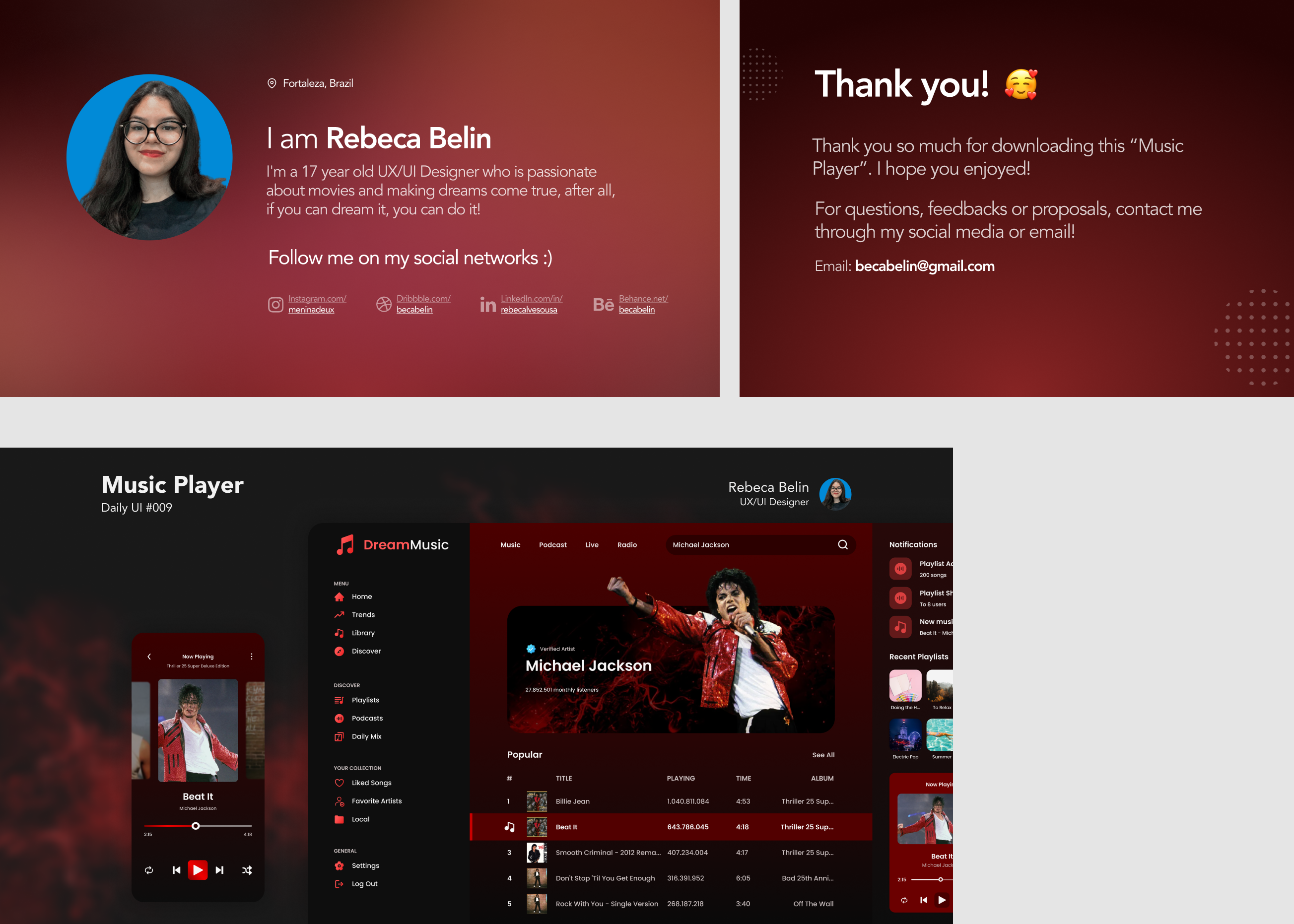 DreamMusic - Streaming Platform UI