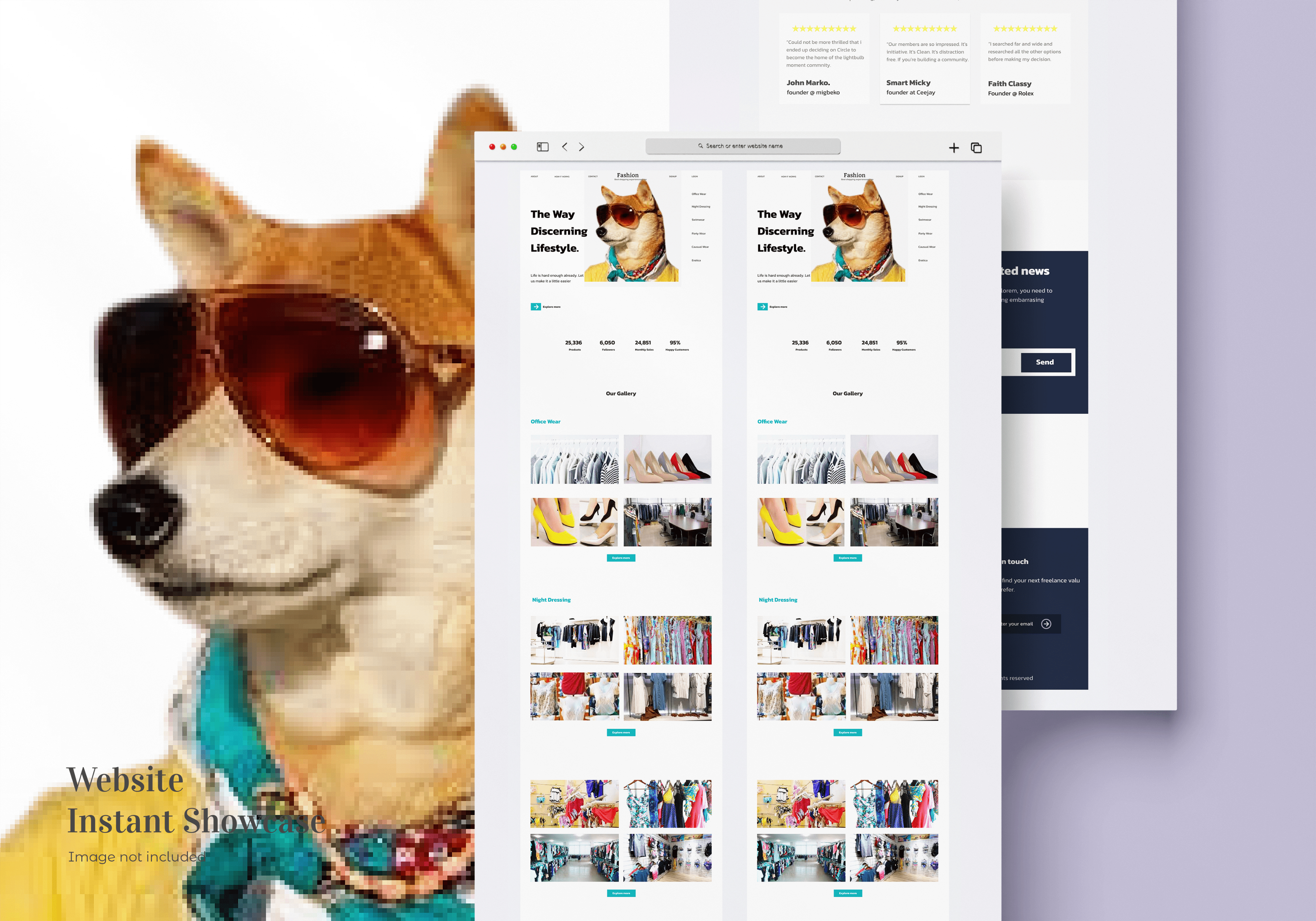 Fashion UI Concept